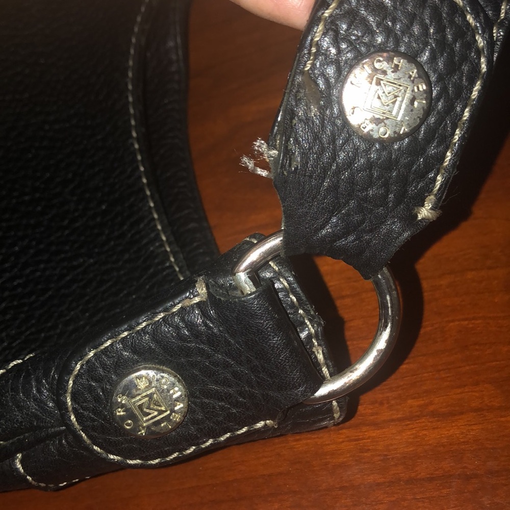 Vintage Michael Kors Bags | Michael Kors Black Leather Hobo preloved - Picture 12 of 15